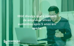 Ibge Divulga Que Numero De Empresa Ativas Aumentou Perfeicao - Contabilidade no Rio de Janeiro - RJ │ Perfeição Contabilidade